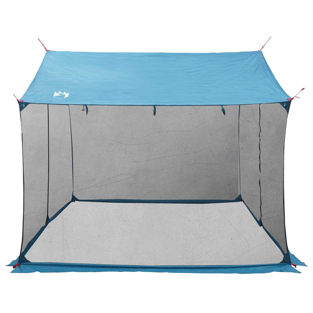 Produktbild för Campingtarp med nätväggar Blå 340 x 260 x 220 cm