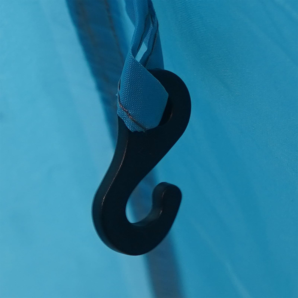 Produktbild för Campingtarp med nätväggar Blå 340 x 260 x 220 cm