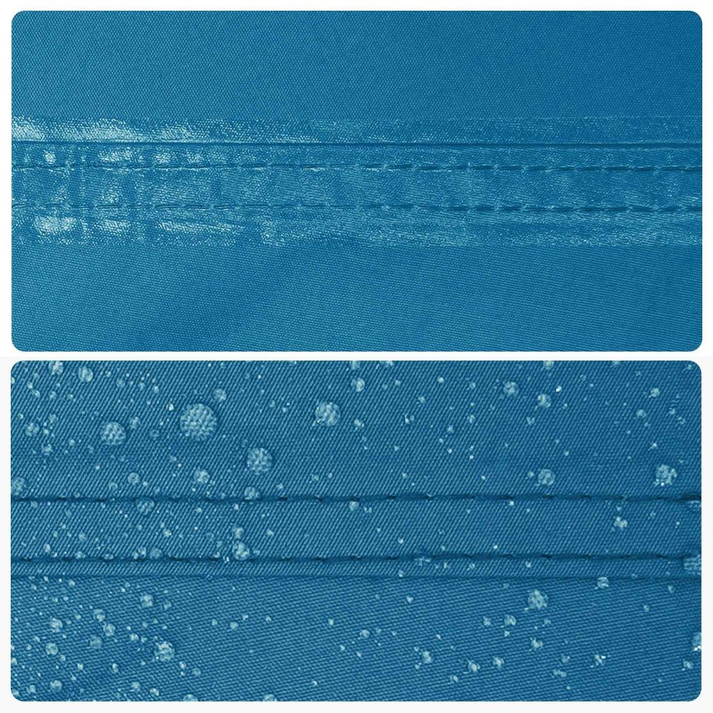 Produktbild för Campingtarp med nätväggar Blå 340 x 260 x 220 cm