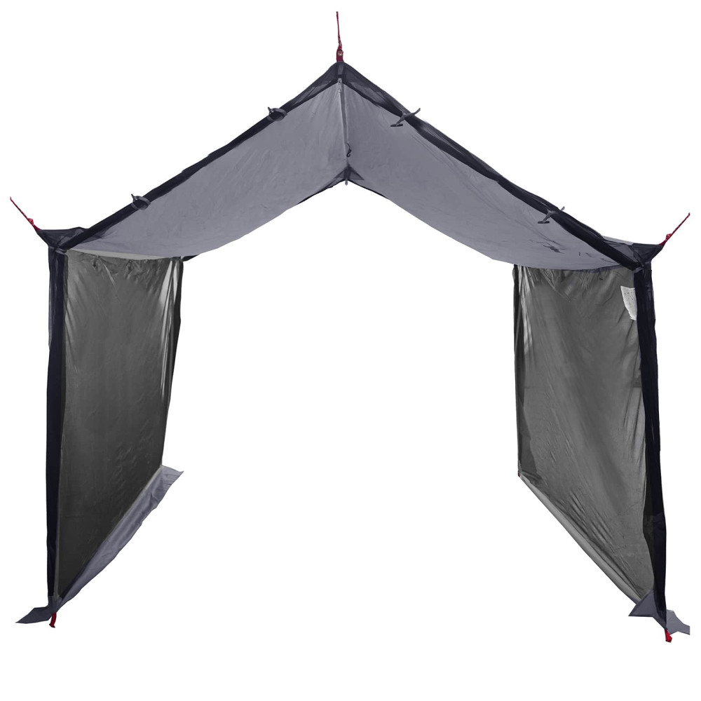 Produktbild för Campingtarp med nätväggar Grå och orange 340 x 260 x 220 cm