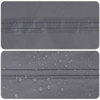 Produktbild för Campingtarp med nätväggar Grå och orange 340 x 260 x 220 cm