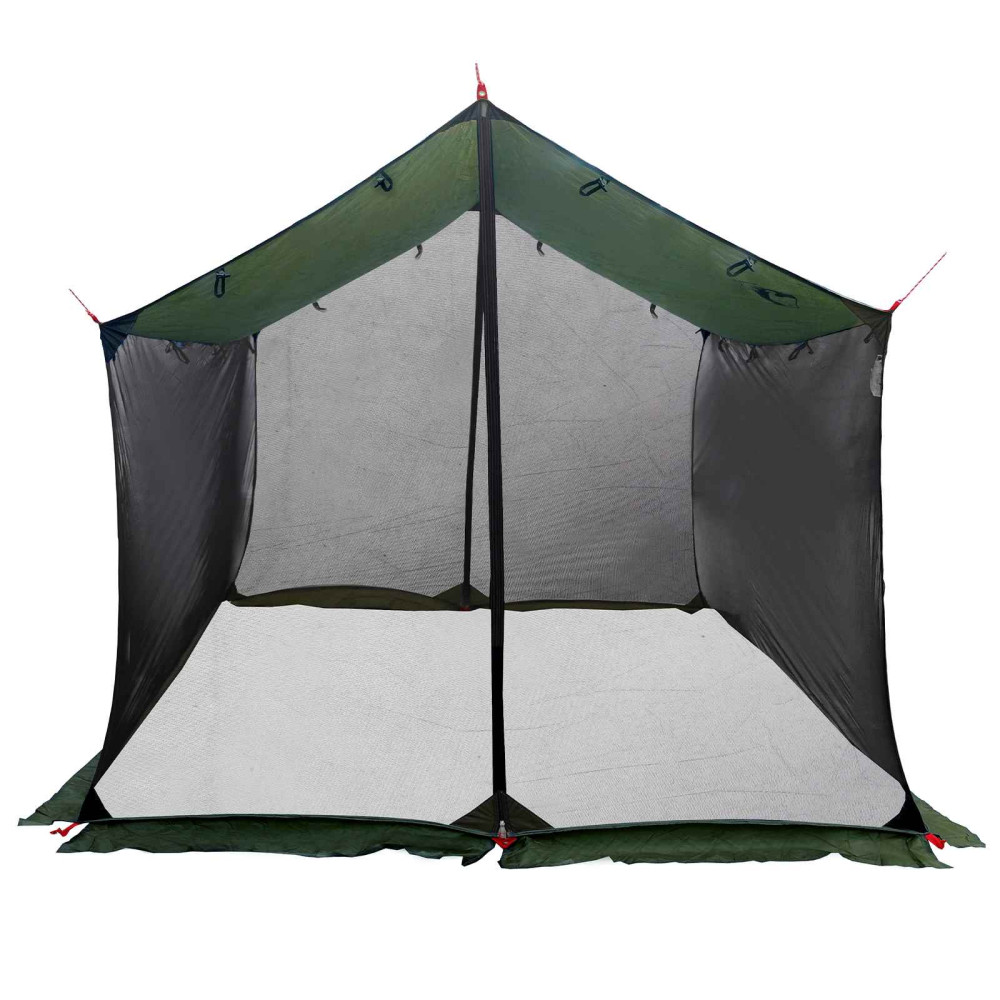 Produktbild för Campingtarp med nätväggar Armégrön 340 x 260 x 220 cm