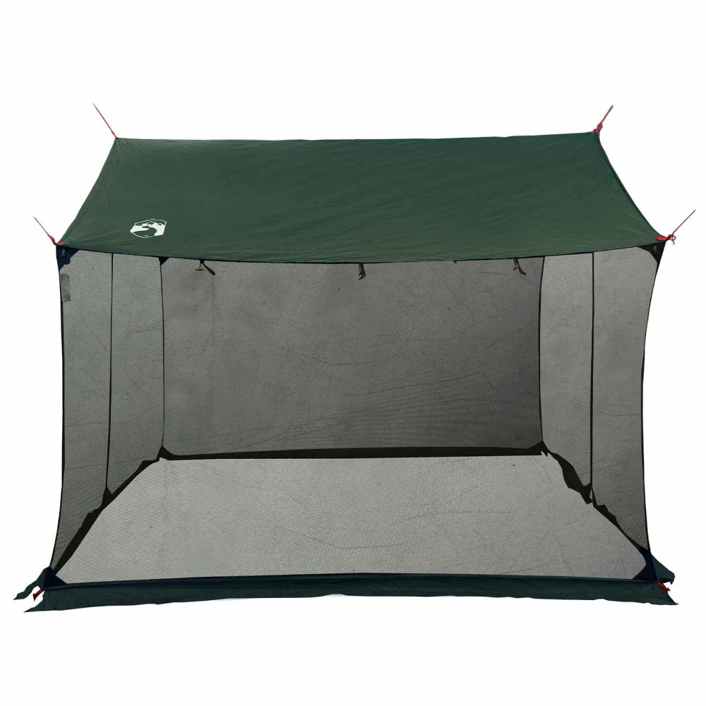 Produktbild för Campingtarp med nätväggar Armégrön 340 x 260 x 220 cm