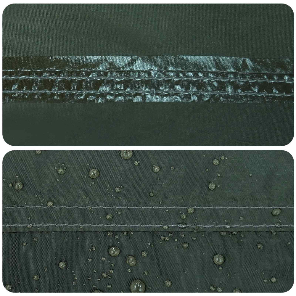 Produktbild för Campingtarp med nätväggar Armégrön 340 x 260 x 220 cm