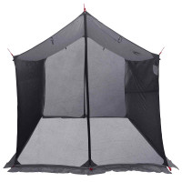 Produktbild för Campingtarp med nätväggar Grå och orange 270 x 210 x 210 cm