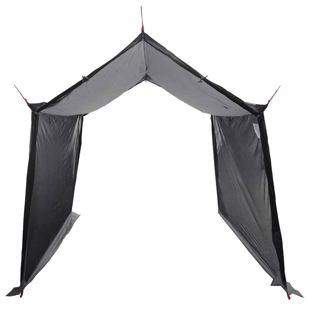 Produktbild för Campingtarp med nätväggar Grå och orange 270 x 210 x 210 cm