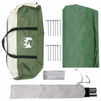 Produktbild för Campingtarp vattentålig Grön 690 x 580 x 255 cm