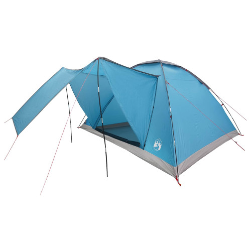 vidaXL Campingtält med tak Blå 6 personer Polyester och Stål