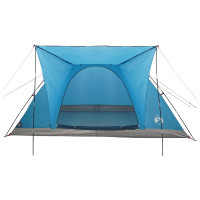 Produktbild för Campingtält med tak Blå 6 personer Polyester och Stål