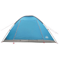 Produktbild för Campingtält med tak Blå 6 personer Polyester och Stål
