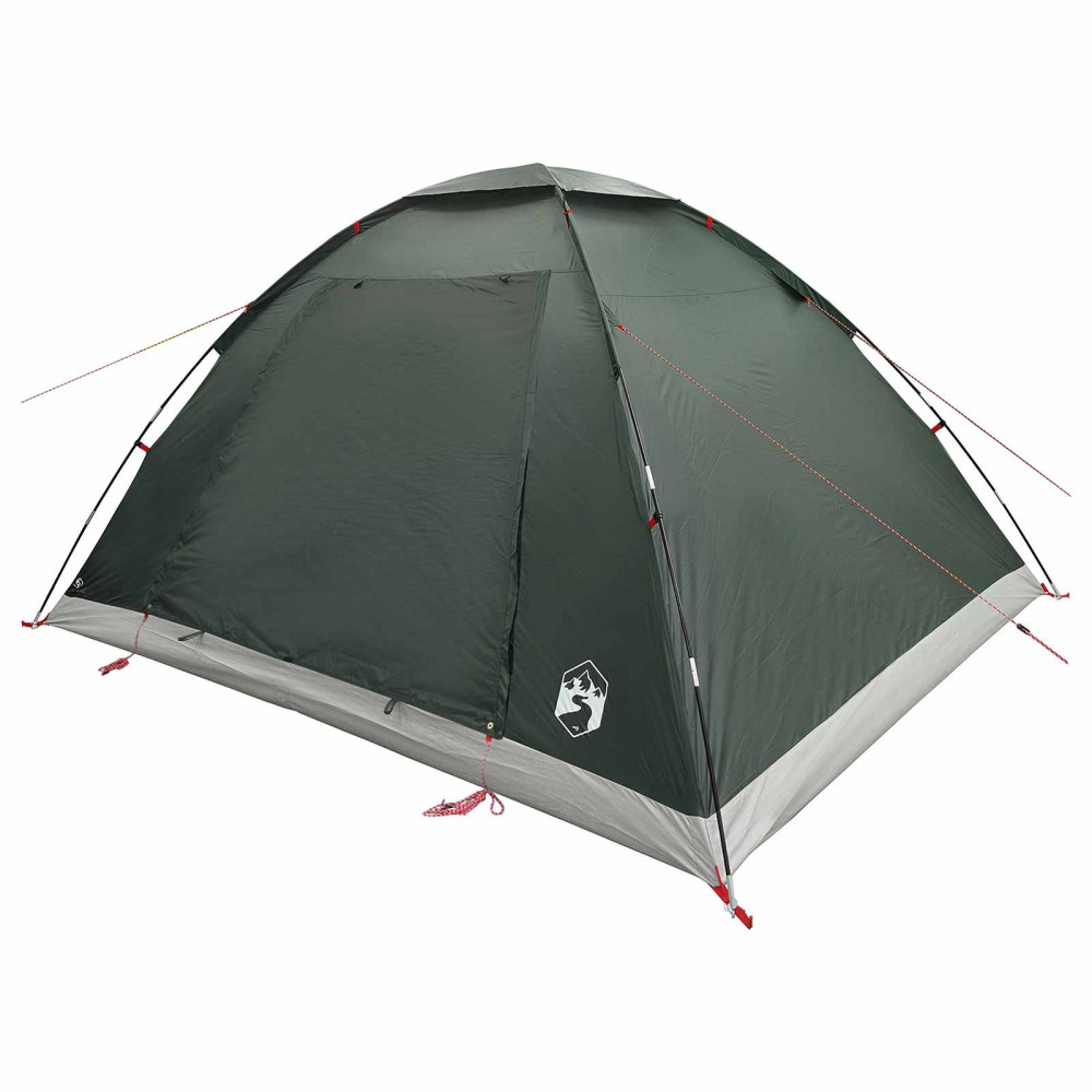 Produktbild för Campingtält Armégrön 335 x 275 x 180 cm Polyester och Stål