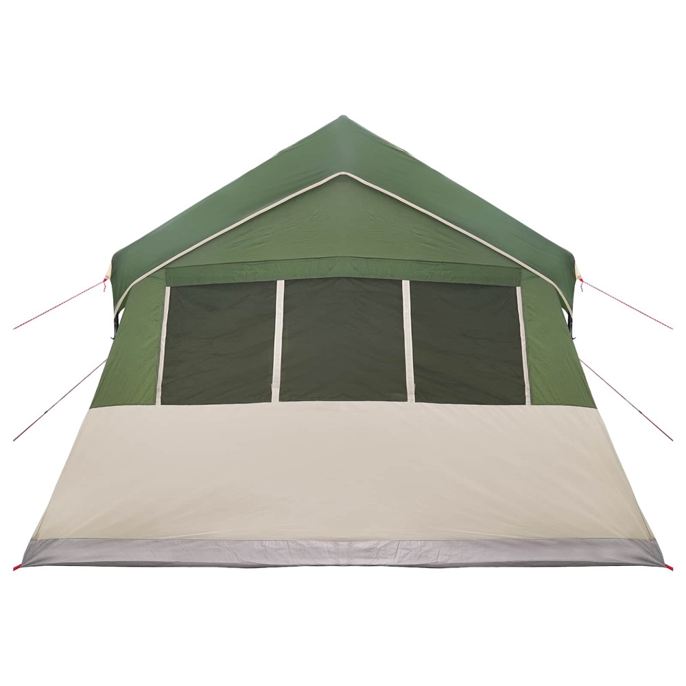 Produktbild för Familjetält med tak Grön 487 x 340 x 216 cm Polyester och Stål