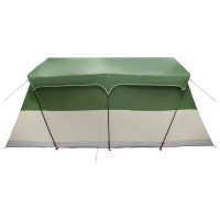 Produktbild för Familjetält med tak Grön 487 x 340 x 216 cm Polyester och Stål