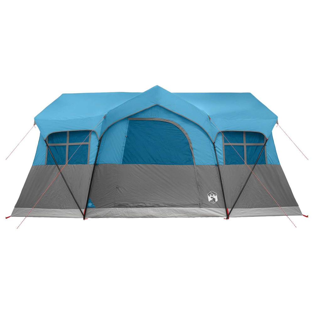 Produktbild för Familjetält med tak Blå 487 x 340 x 216 cm Polyester och Stål