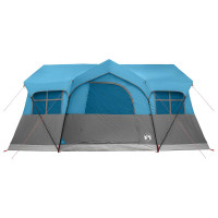 Produktbild för Familjetält med tak Blå 487 x 340 x 216 cm Polyester och Stål