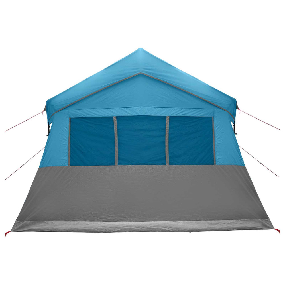 Produktbild för Familjetält med tak Blå 487 x 340 x 216 cm Polyester och Stål