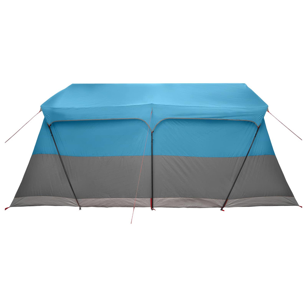 Produktbild för Familjetält med tak Blå 487 x 340 x 216 cm Polyester och Stål