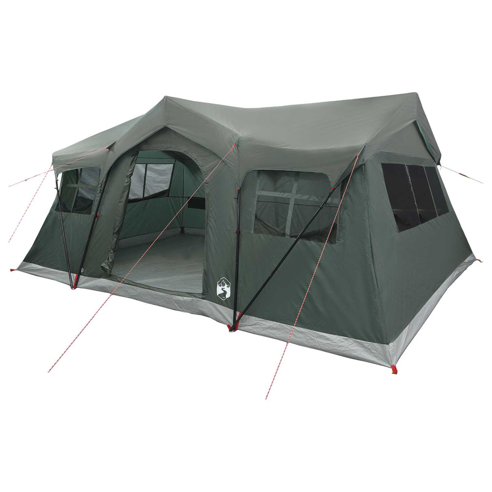 Produktbild för Familjetält Armégrön 487 x 340 x 216 cm Polyester och Stål