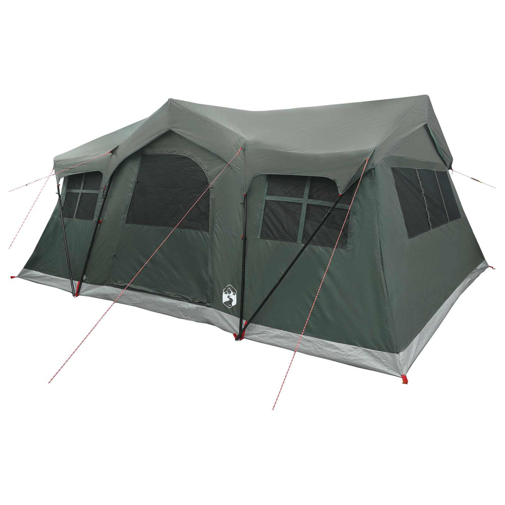 Produktbild för Familjetält Armégrön 487 x 340 x 216 cm Polyester och Stål