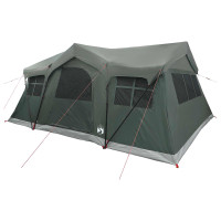 Produktbild för Familjetält Armégrön 487 x 340 x 216 cm Polyester och Stål