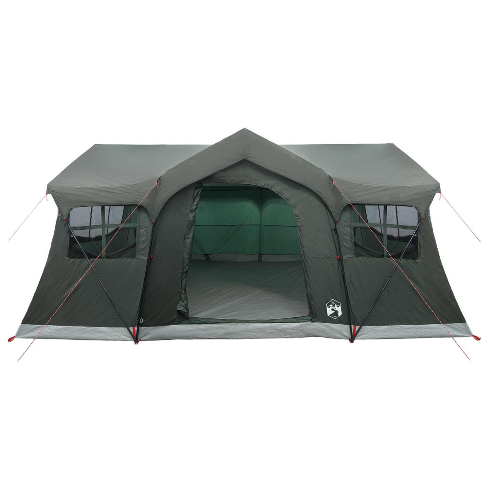 Produktbild för Familjetält Armégrön 487 x 340 x 216 cm Polyester och Stål