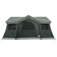 Produktbild för Familjetält Armégrön 487 x 340 x 216 cm Polyester och Stål