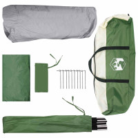 Produktbild för Instant Tält med tak Grön 305 x 275 x 190 cm Polyester och Stål