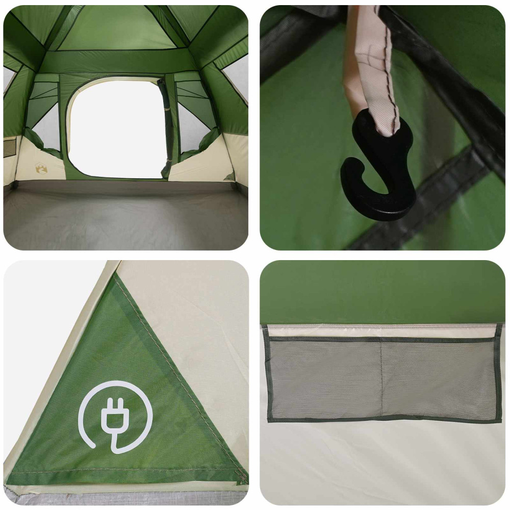 Produktbild för Instant Tält med tak Grön 305 x 275 x 190 cm Polyester och Stål