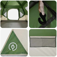 Produktbild för Instant Tält med tak Grön 305 x 275 x 190 cm Polyester och Stål