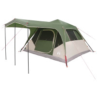 Produktbild för Familjetält med tak Grön 305 x 275 x 190 cm Polyester och Stål