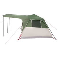 Produktbild för Familjetält med tak Grön 305 x 275 x 190 cm Polyester och Stål