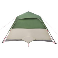 Produktbild för Familjetält med tak Grön 305 x 275 x 190 cm Polyester och Stål