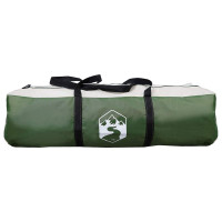 Produktbild för Familjetält med tak Grön 305 x 275 x 190 cm Polyester och Stål