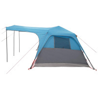 Produktbild för Familjetält med tak Blå 305 x 275 x 190 cm Polyester och Stål