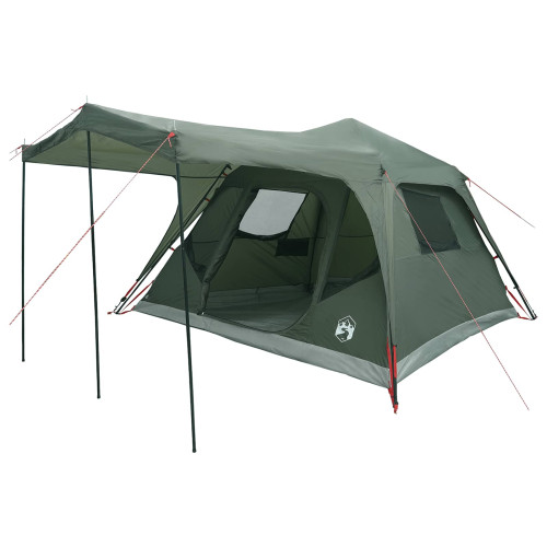vidaXL Familjetält Armégrön 305 x 275 x 190 cm Polyester och Stål