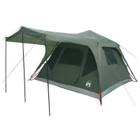 Produktbild för Familjetält Armégrön 305 x 275 x 190 cm Polyester och Stål