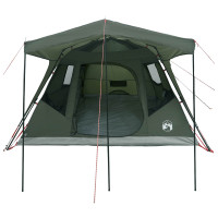 Produktbild för Familjetält Armégrön 305 x 275 x 190 cm Polyester och Stål