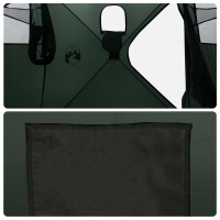Produktbild för Jaktält med tak Armégrön 143 x 143 x 165 cm Polyester och Stål