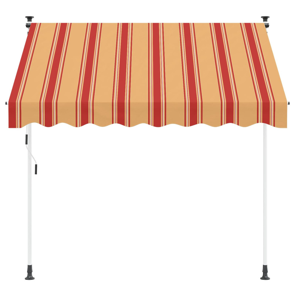 Produktbild för Manuell Utdragbar Markis Flerfärgsdesign 150 x 115 x 300 cm