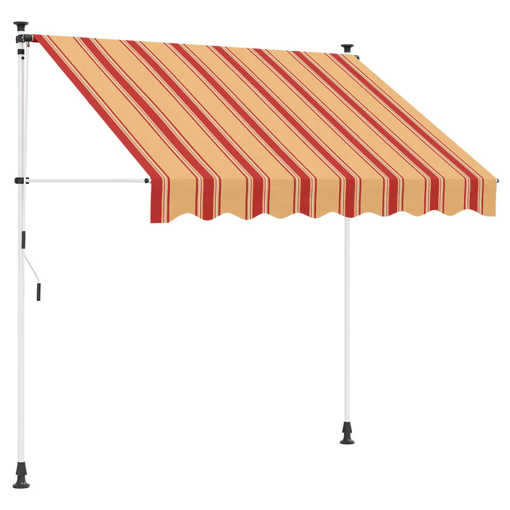 Produktbild för Manuell Utdragbar Markis Flerfärgsdesign 400 x 115 x 300 cm