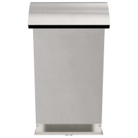 Produktbild för Pool Fontän Silver 47 x 31 x 60 cm Rostfritt stål