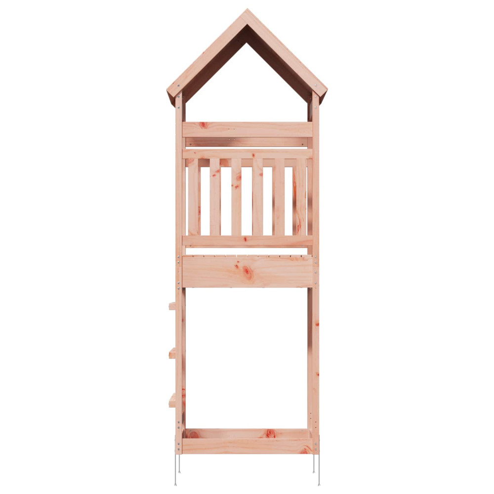 Produktbild för Utomhus Lek Torn Naturfärg 53 x 85 x 264 cm Massiv Douglas-trä