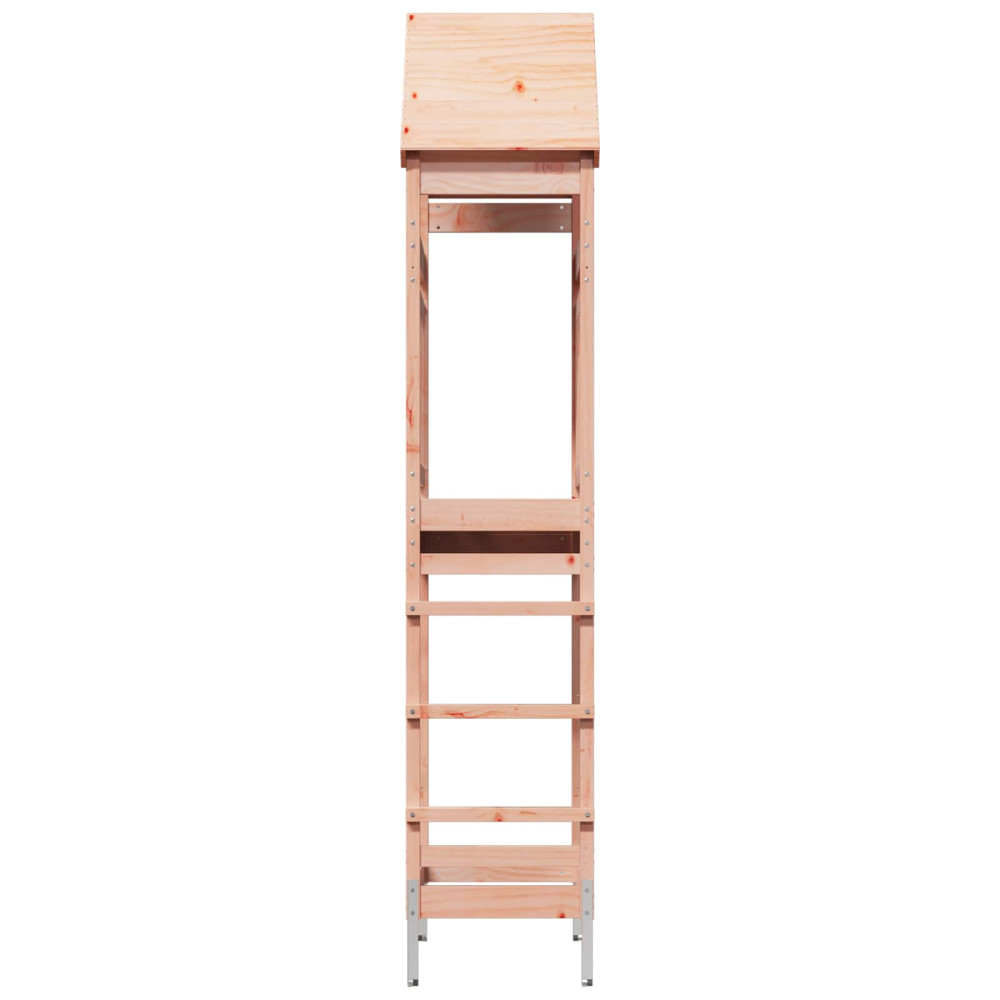Produktbild för Utomhus Lek Torn Naturfärg 53 x 85 x 264 cm Massiv Douglas-trä