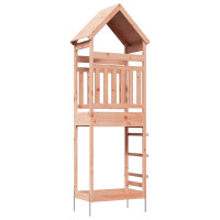 Produktbild för Utomhus Lek Torn Naturfärg 53 x 85 x 264 cm Massiv Douglas-trä