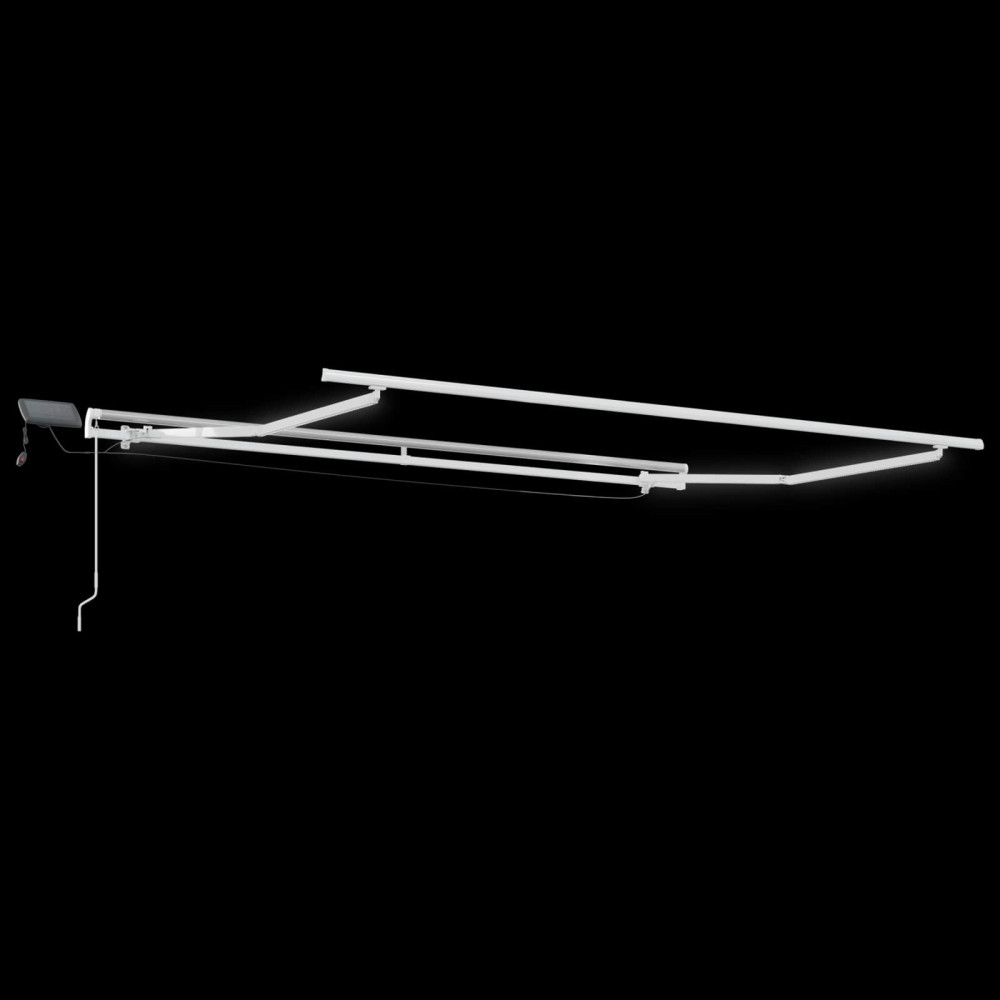 Produktbild för Utdragbar markis Taupe 500 × 300 cm Duk och Aluminium