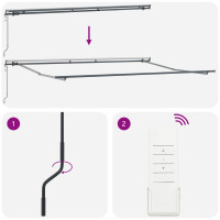 Produktbild för Utdragbar markis Taupe 500 × 300 cm Duk och Aluminium