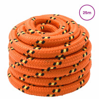 Produktbild för Båtsnöre 25 m 5 Orange PP