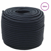 Produktbild för Båtsnöre Kungsblå 100 m Polyester