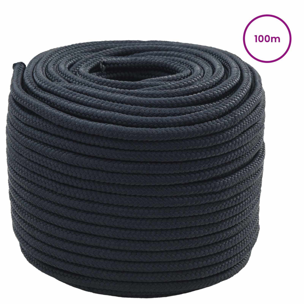 Produktbild för Båtsnöre Kungsblå 100 m Polyester
