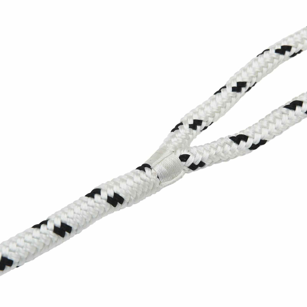 Produktbild för Båtsnöre 6 m 1.2 Vit och svart Polyester